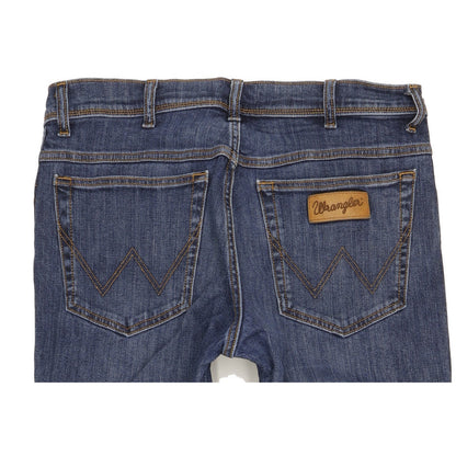 Wrangler Texas Men Blue Straight Regular Stretch Jeans W34 L31