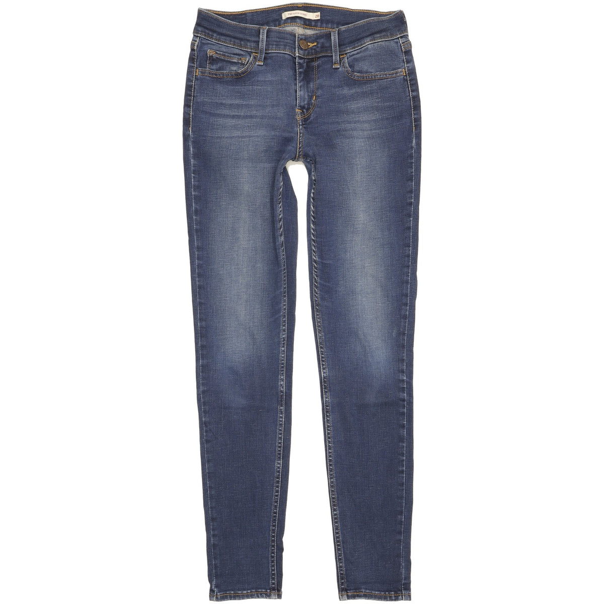 Levi's 710 Super Women Blue Skinny Slim Stretch Jeans W28 L29