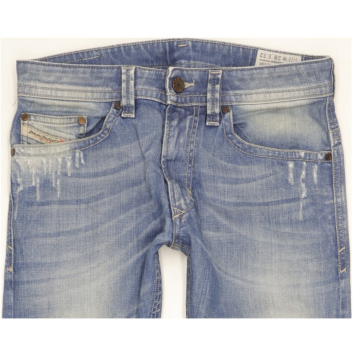 Diesel Thavar Men Blue Skinny Slim Stretch Jeans W28 L32