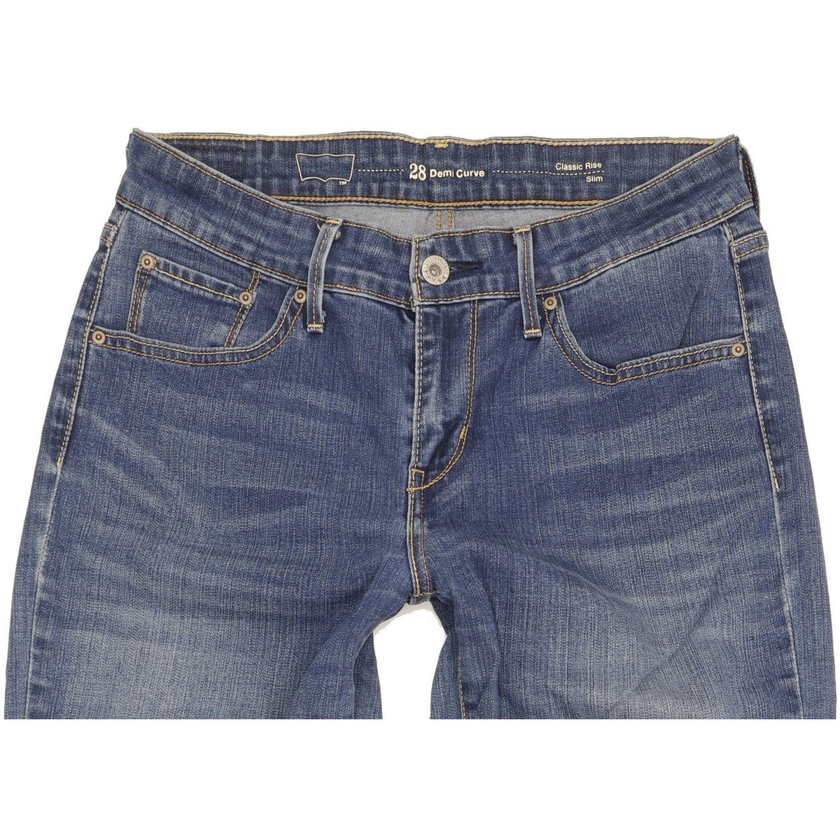 Levi's Demi Curve Women Blue Skinny Classic Stretch Jeans W28 L32