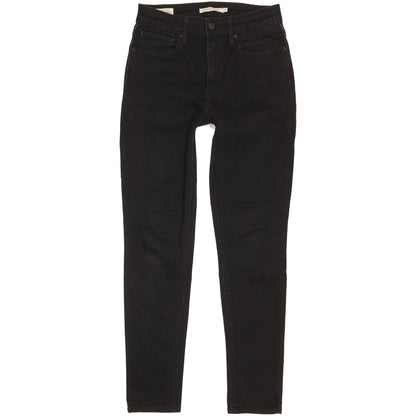 Levi's 721 Women Black Skinny Slim Stretch Jeans W27 L28