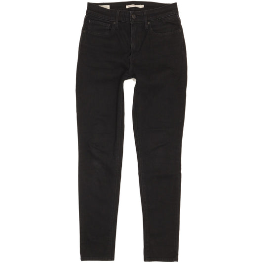 Levi's 721 Women Black Skinny Slim Stretch Jeans W27 L28