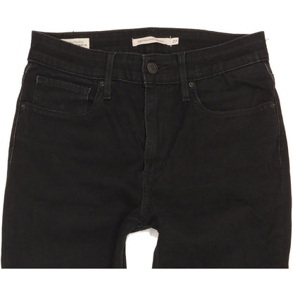 Levi's 721 Women Black Skinny Slim Stretch Jeans W27 L28