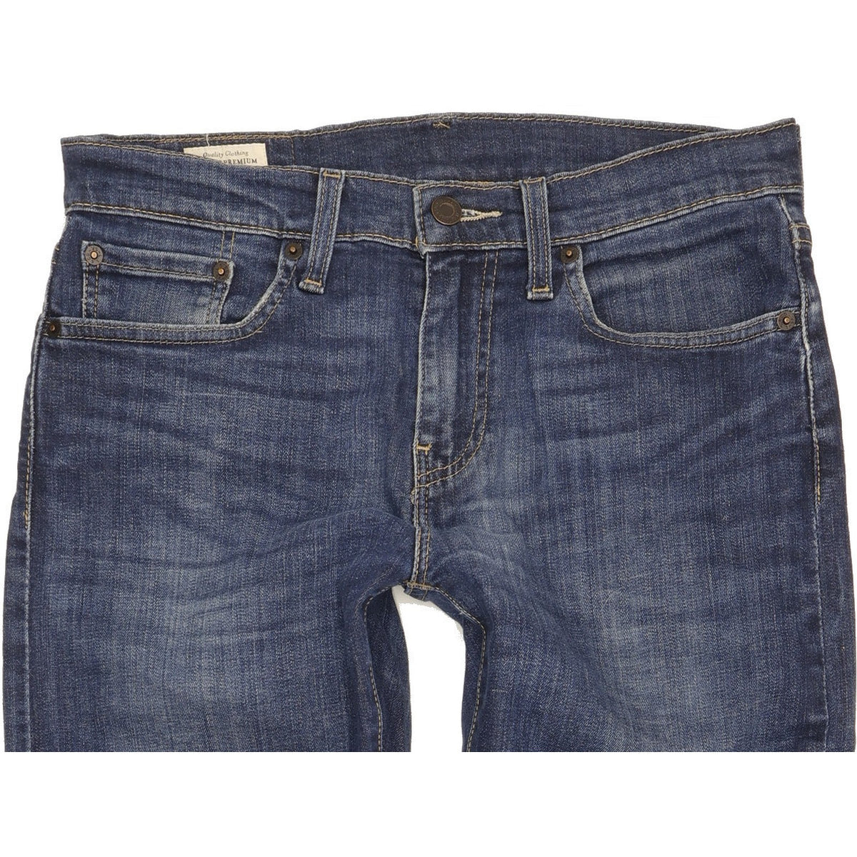 Levi's 502 Men Blue Tapered Regular Stretch Jeans W29 L30