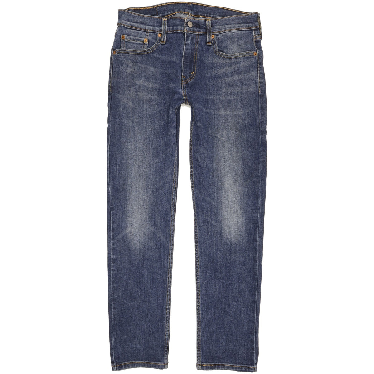 Levi's 502 Men Blue Tapered Regular Stretch Jeans W30 L30