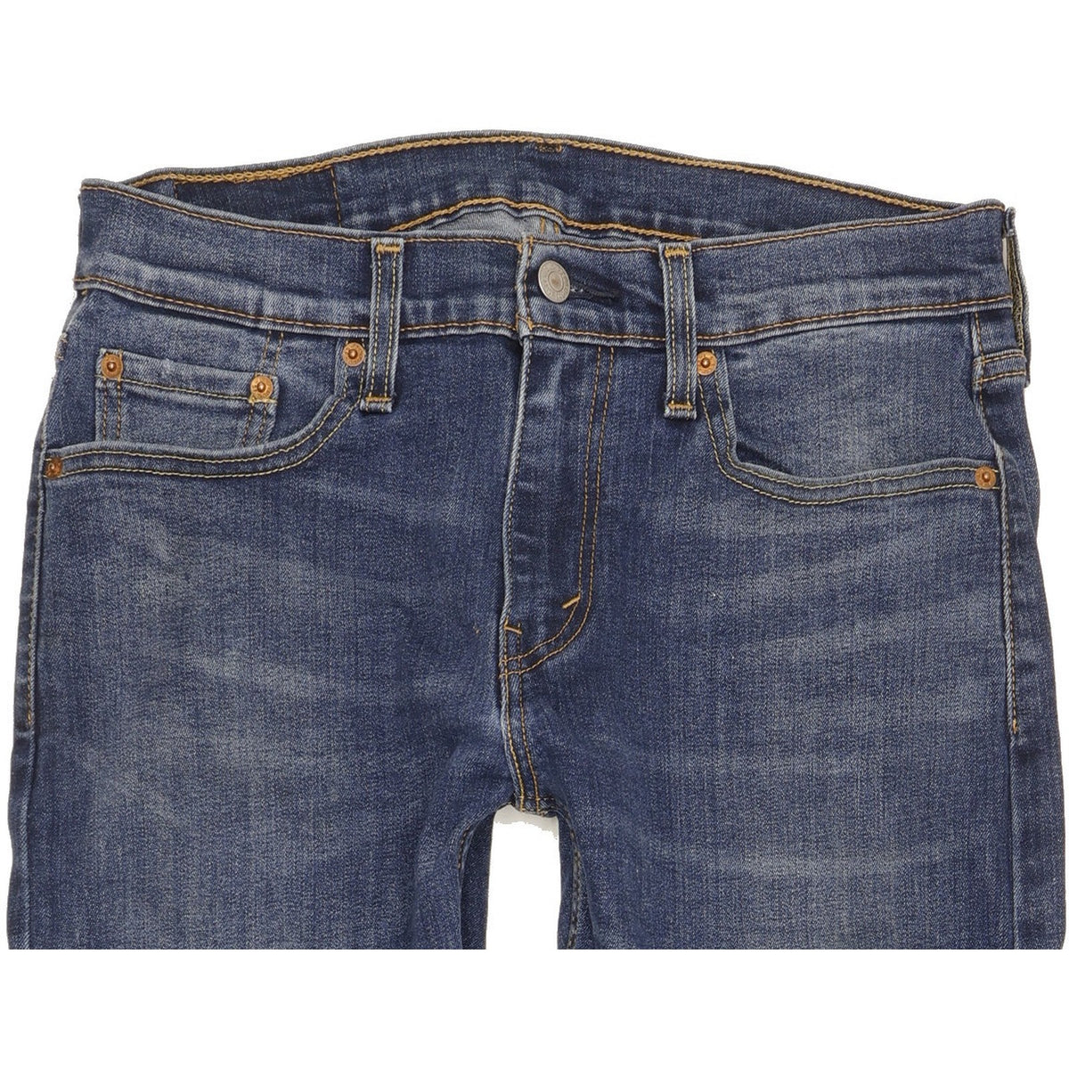 Levi's 502 Men Blue Tapered Regular Stretch Jeans W30 L30