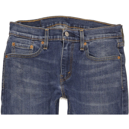 Levi's 502 Men Blue Tapered Regular Stretch Jeans W30 L30
