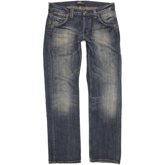 Lee Ripley Men Blue Straight Regular Jeans W31 L32