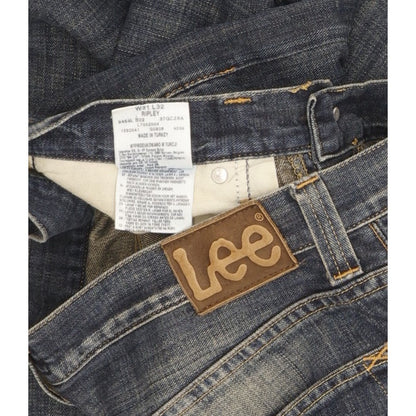 Lee Ripley Men Blue Straight Regular Jeans W31 L32