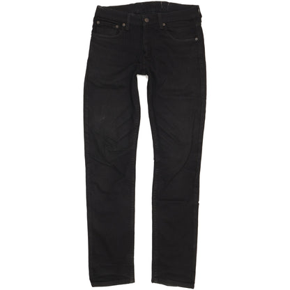 Levi's 511 Men Black Straight Slim Stretch Jeans W30 L32