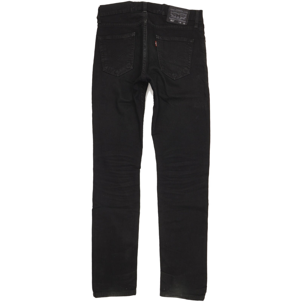 Levi's 511 Men Black Straight Slim Stretch Jeans W30 L32