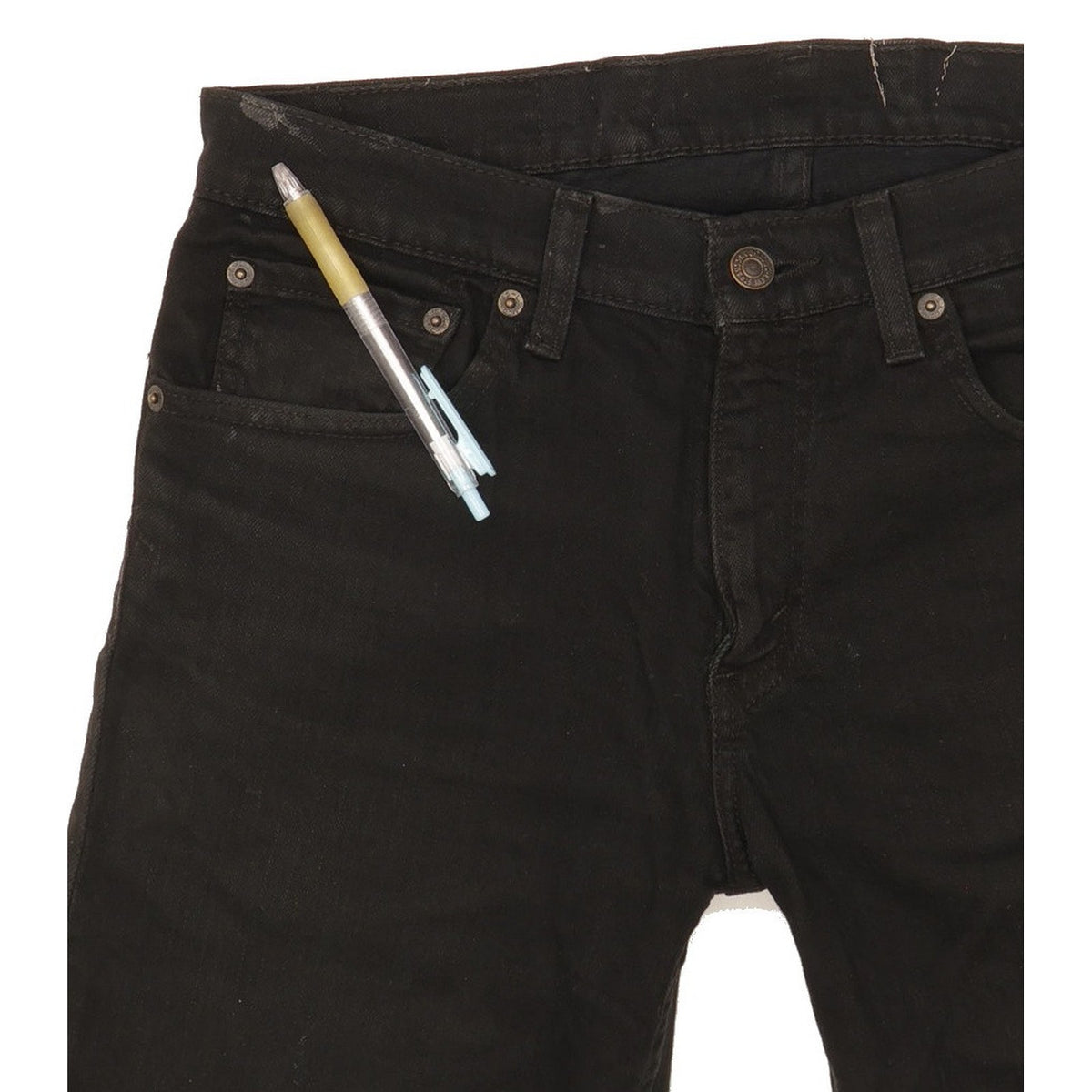 Levi's 511 Men Black Straight Slim Stretch Jeans W30 L32