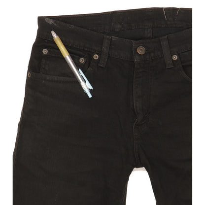 Levi's 511 Men Black Straight Slim Stretch Jeans W30 L32