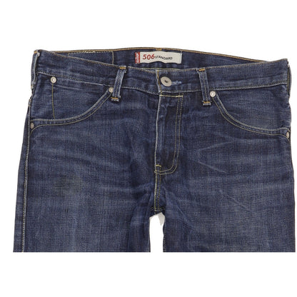 Levi's 506 Men Blue Straight Regular Jeans W32 L30