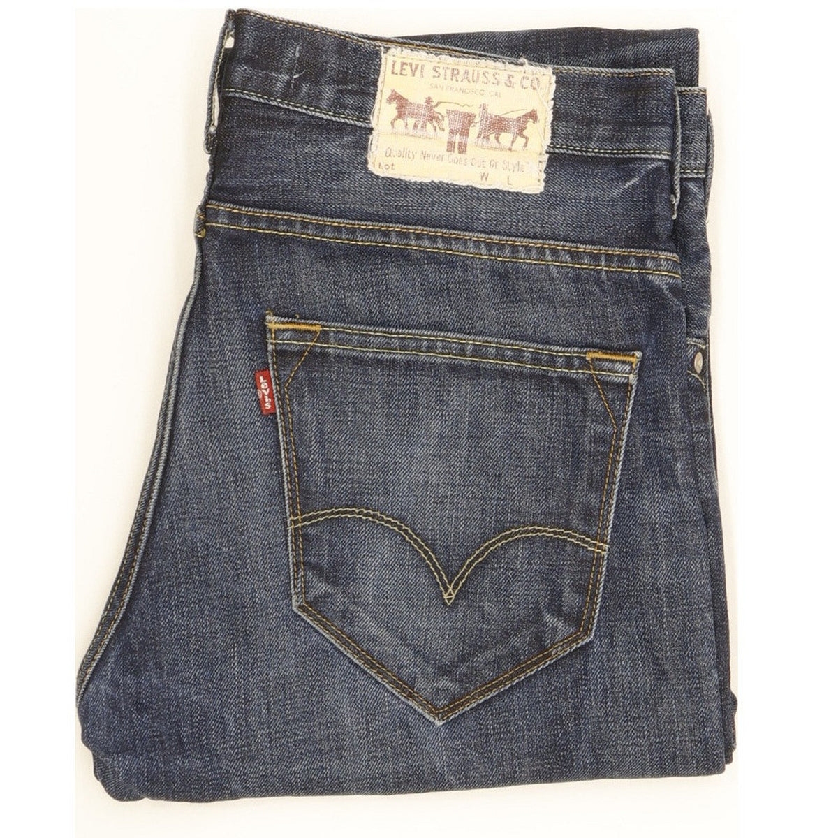 Levi's 506 Men Blue Straight Regular Jeans W32 L30