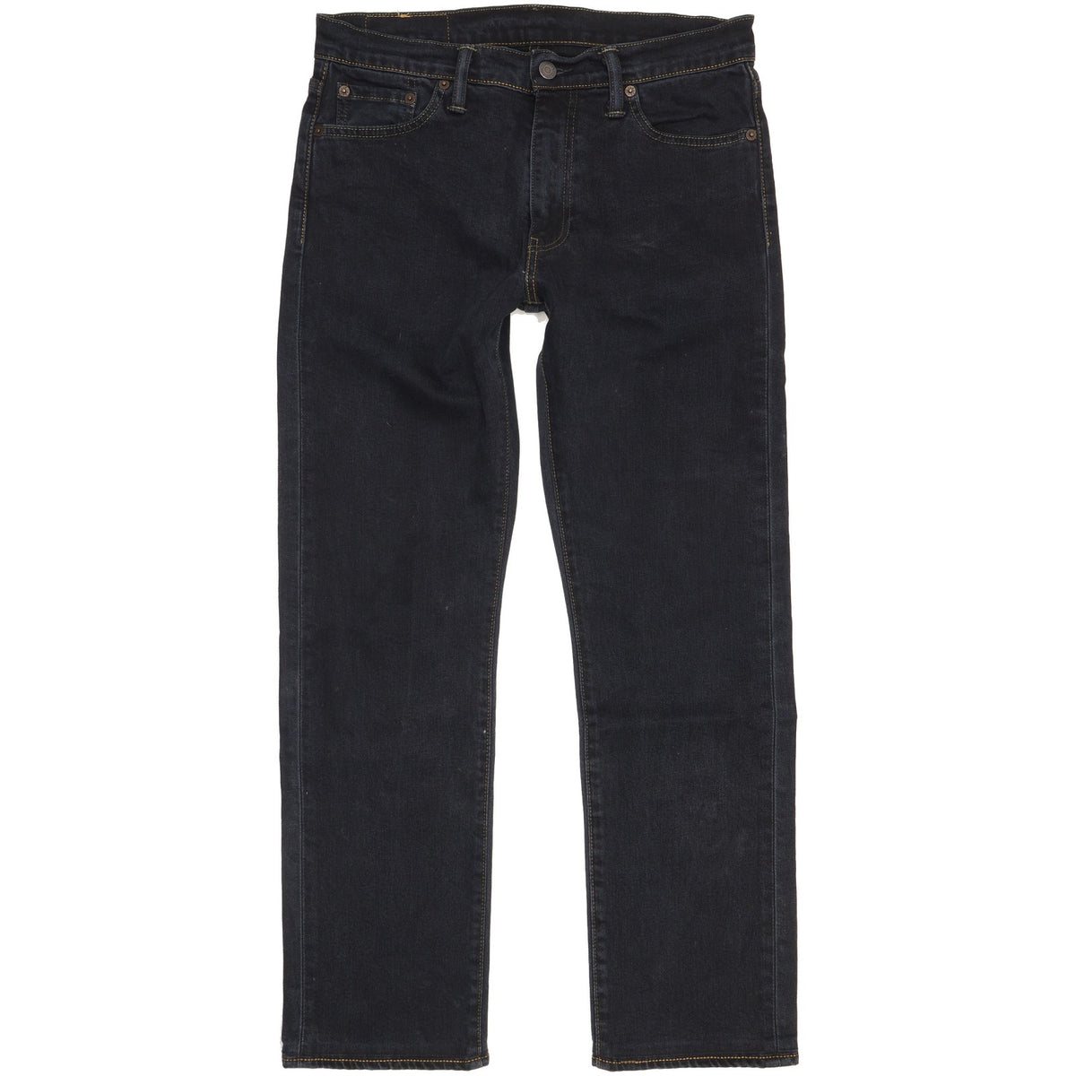 Levi's 513 Men Black Straight Regular Stretch Jeans W30 L29