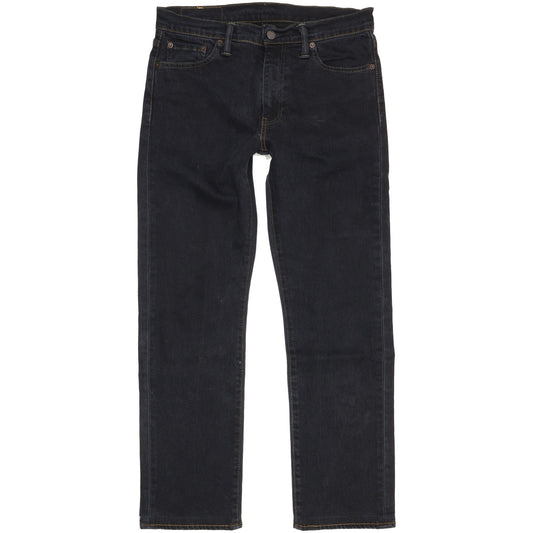 Levi's 513 Men Black Straight Regular Stretch Jeans W30 L29