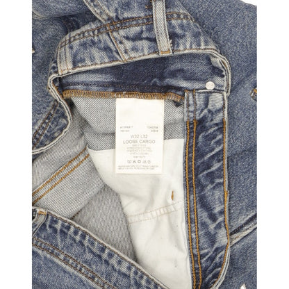 Wrangler Cargo Men Blue Straight Loose Jeans W32 L32