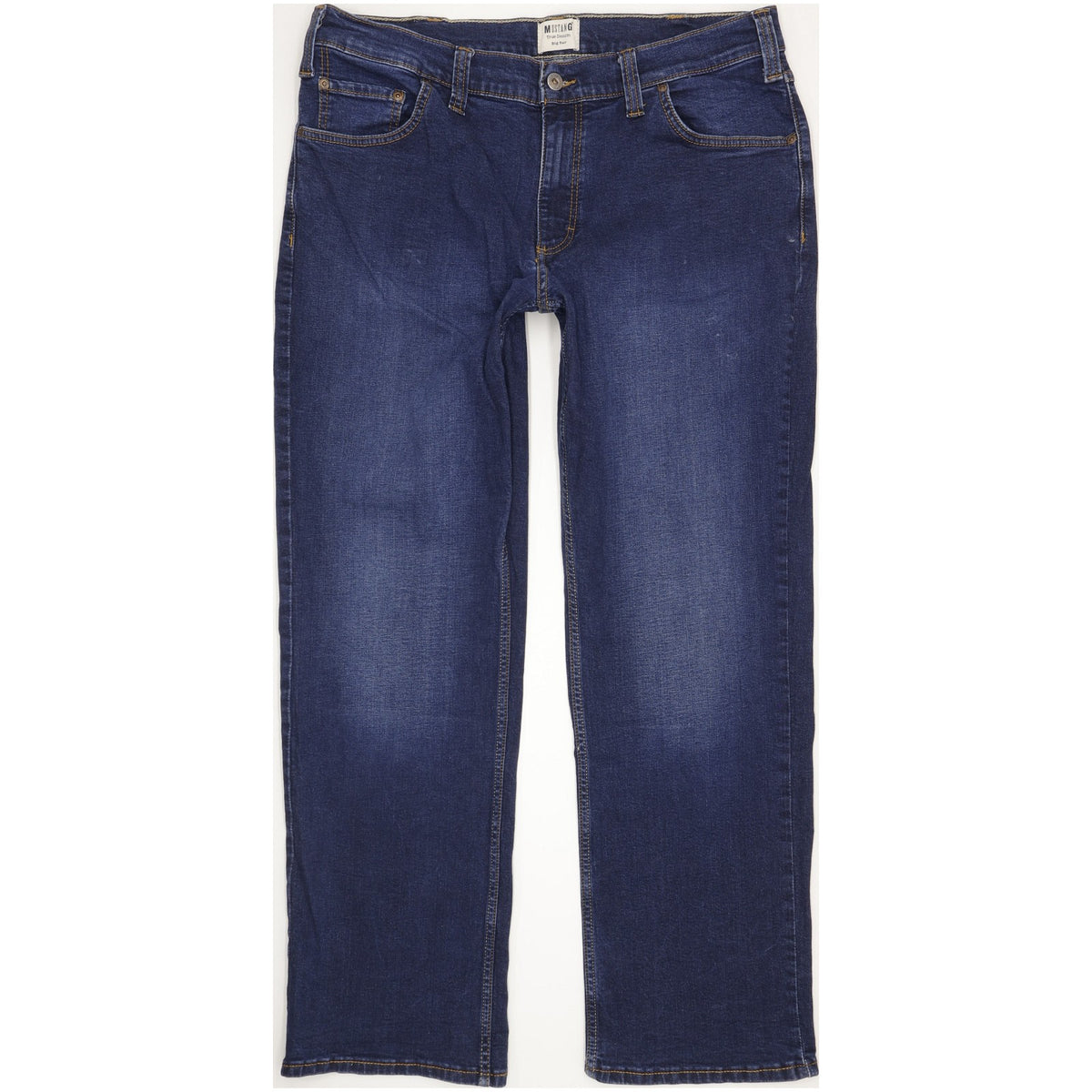 Mustang Big Sur Men Blue Straight Regular Stretch Jeans W38 L32