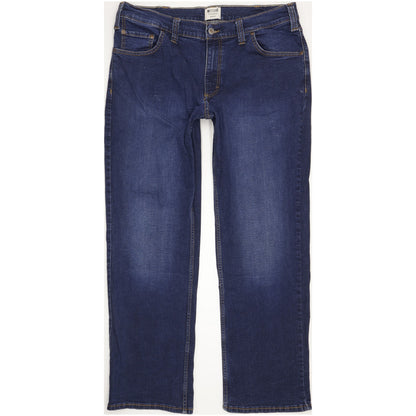 Mustang Big Sur Men Blue Straight Regular Stretch Jeans W38 L32