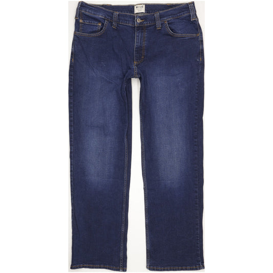 Mustang Big Sur Men Blue Straight Regular Stretch Jeans W38 L32