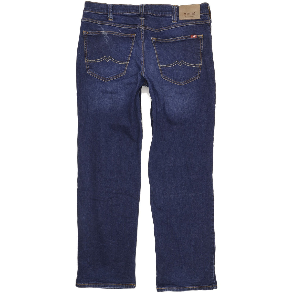 Mustang Big Sur Men Blue Straight Regular Stretch Jeans W38 L32