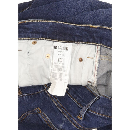Mustang Big Sur Men Blue Straight Regular Stretch Jeans W38 L32