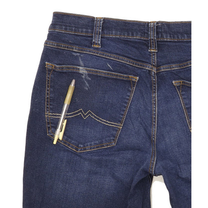 Mustang Big Sur Men Blue Straight Regular Stretch Jeans W38 L32