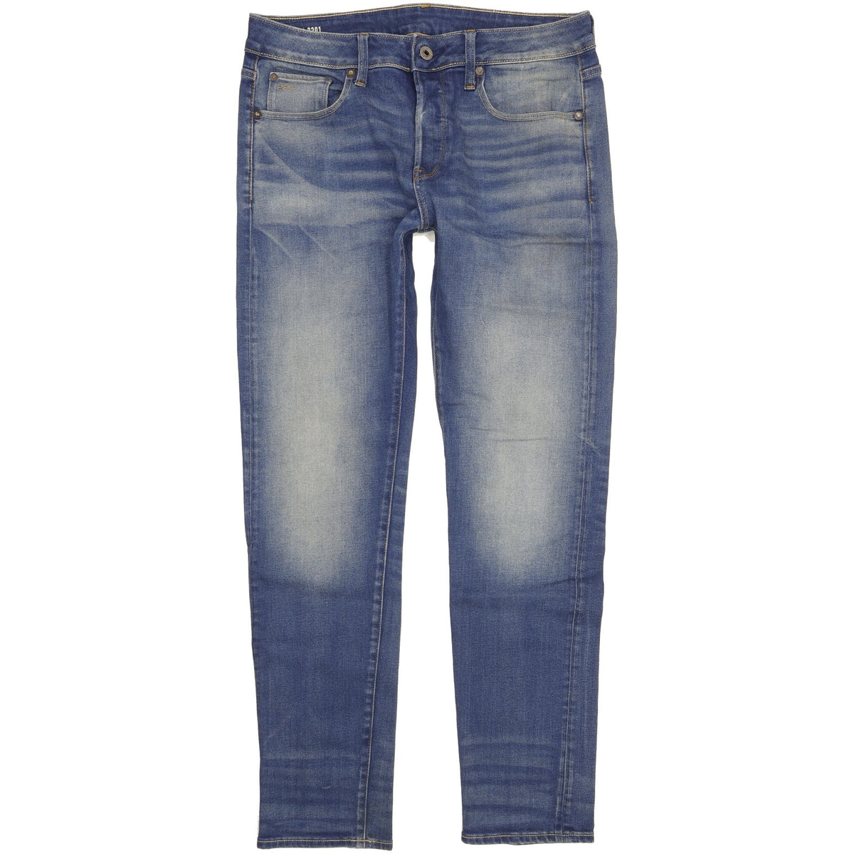 G-Star 3301 Men Blue Tapered Slim Stretch Jeans W31 L31