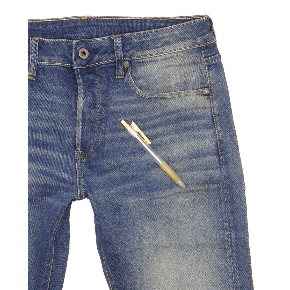 G-Star 3301 Men Blue Tapered Slim Stretch Jeans W31 L31