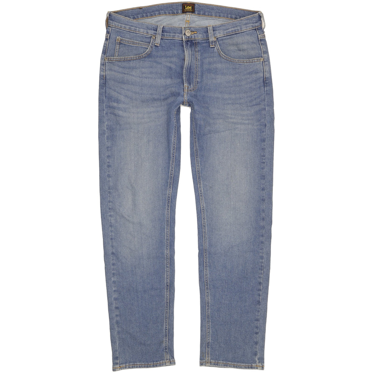 Lee Daren Men Blue Straight Slim Stretch Jeans W34 L31