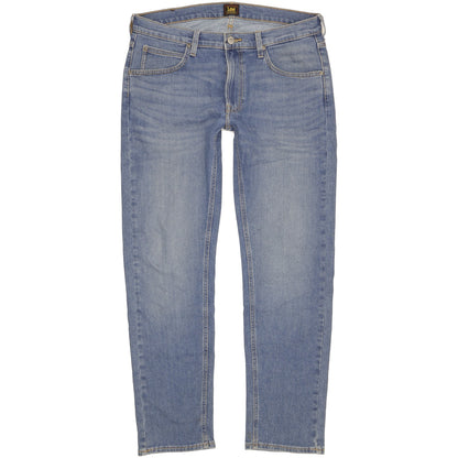 Lee Daren Men Blue Straight Slim Stretch Jeans W34 L31