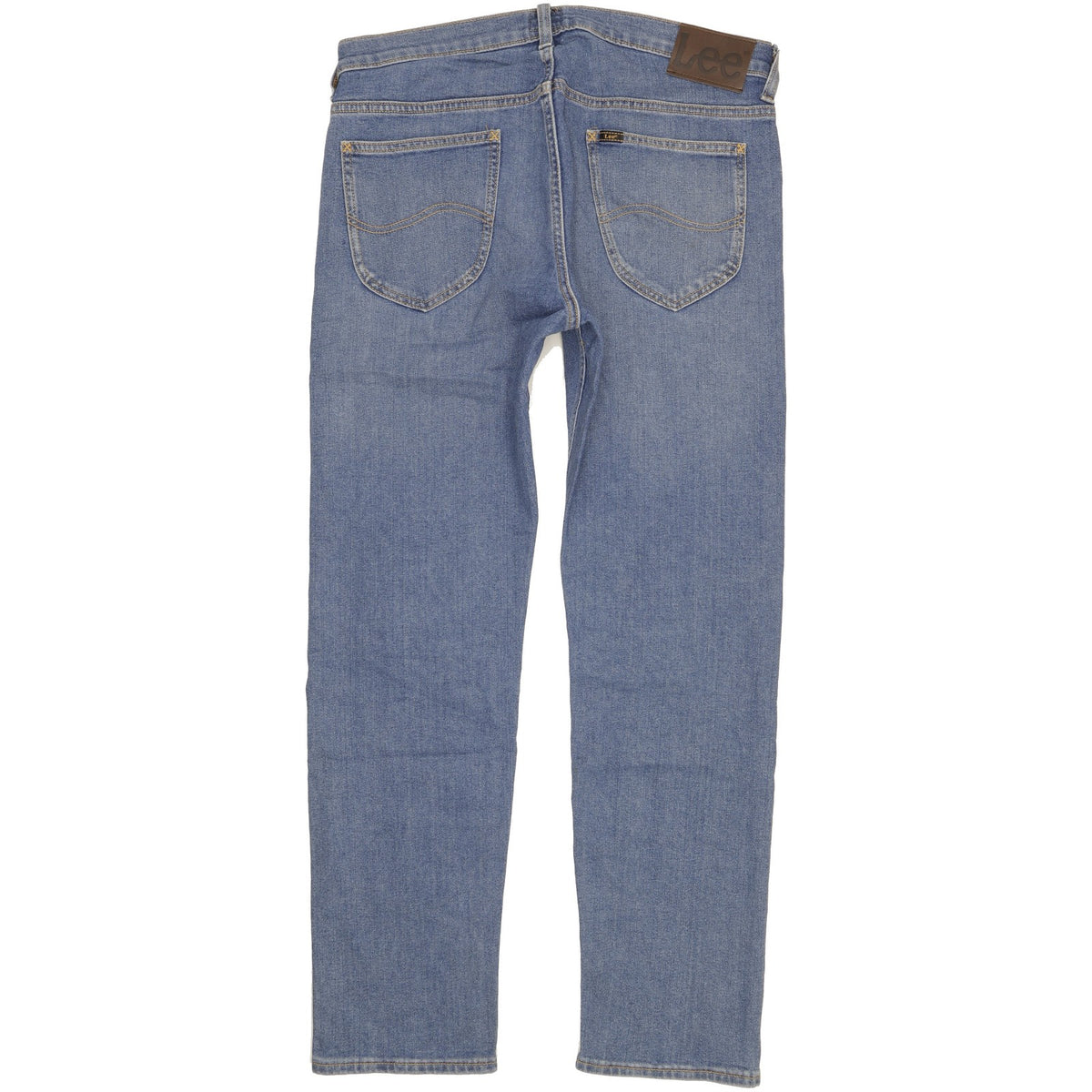 Lee Daren Men Blue Straight Slim Stretch Jeans W34 L31