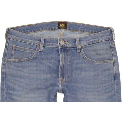 Lee Daren Men Blue Straight Slim Stretch Jeans W34 L31