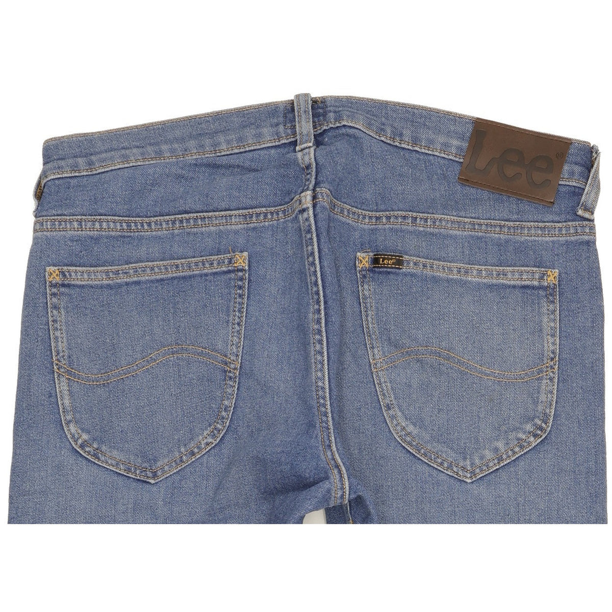 Lee Daren Men Blue Straight Slim Stretch Jeans W34 L31