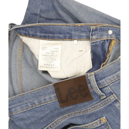 Lee Daren Men Blue Straight Slim Stretch Jeans W34 L31