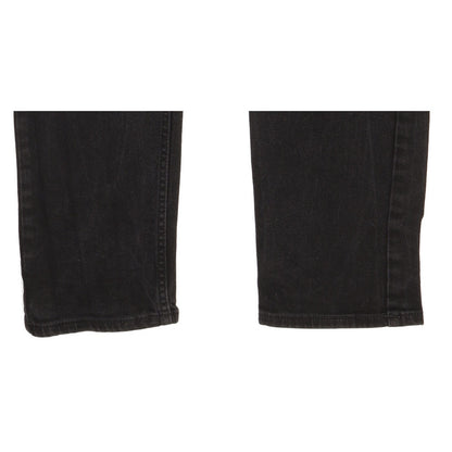 Lee Rider Men Black Straight Slim Stretch Jeans W32 L28