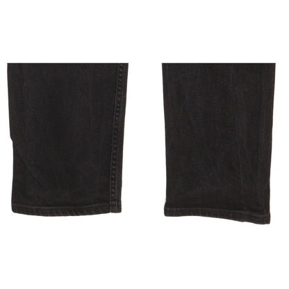 Lee Rider Men Black Straight Slim Stretch Jeans W32 L28