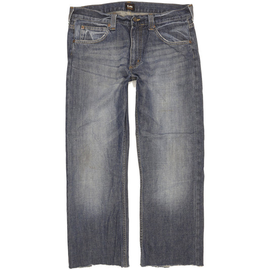 Lee Kent Men Blue Straight Regular Jeans W34 L28