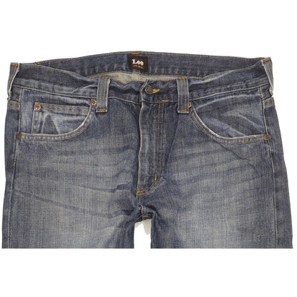 Lee Kent Men Blue Straight Regular Jeans W34 L28