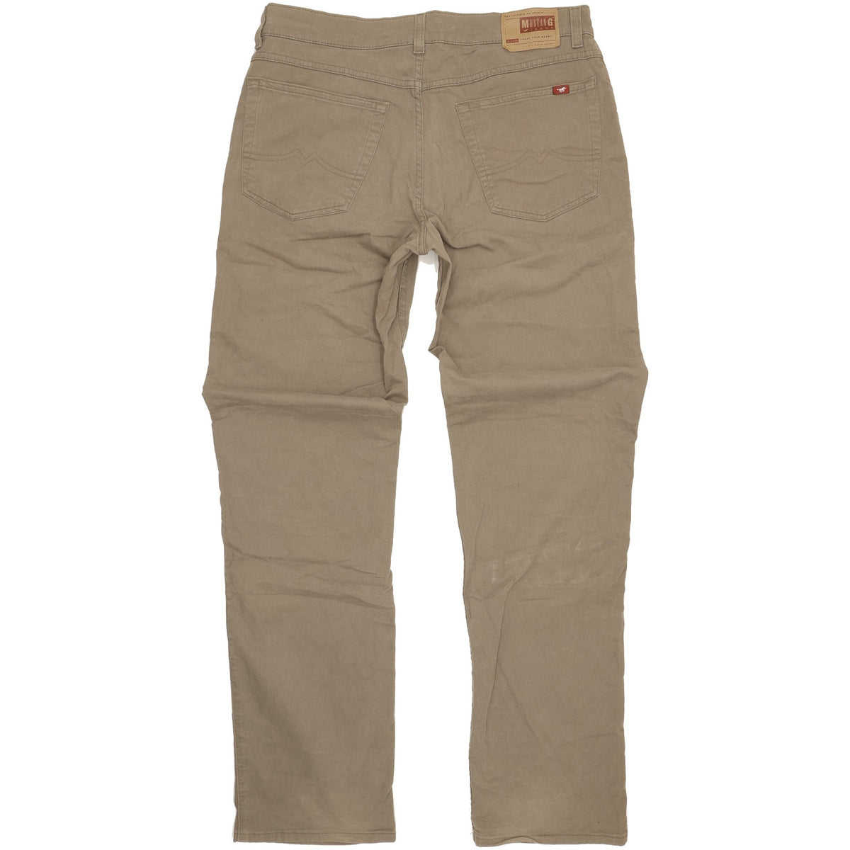 Mustang Big Sur Men Green Straight Regular Stretch Jeans W36 L36