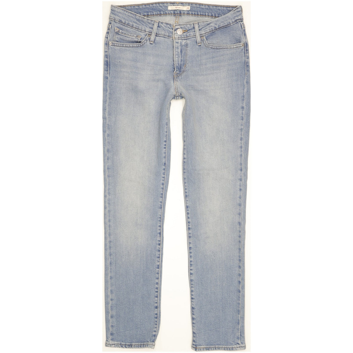 Levi's 712 Men Blue Straight Slim Stretch Jeans W28 L30