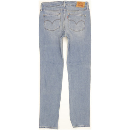 Levi's 712 Men Blue Straight Slim Stretch Jeans W28 L30