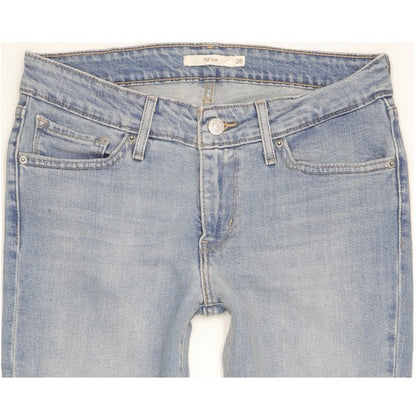 Levi's 712 Men Blue Straight Slim Stretch Jeans W28 L30