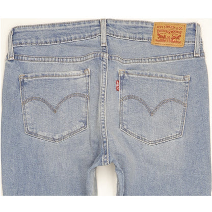 Levi's 712 Men Blue Straight Slim Stretch Jeans W28 L30