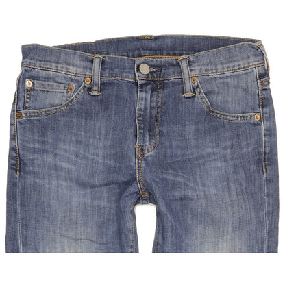 Levi's 527 Men Blue Bootcut Slim Stretch Jeans W30 L34