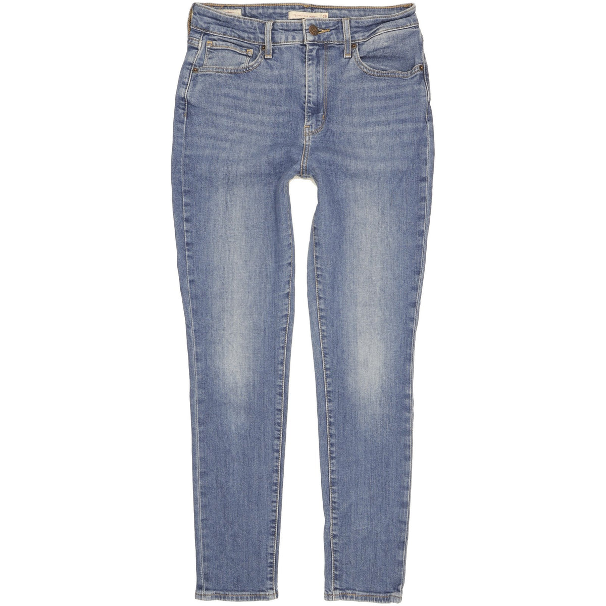 Levi's 721 Women Blue Skinny Slim Stretch Jeans W29 L27