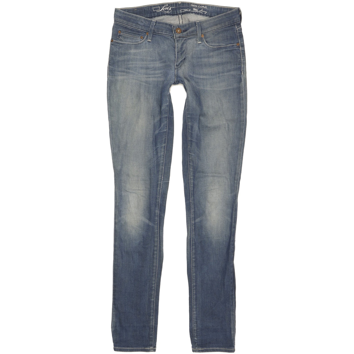 Levi's Demi Curve Women Blue Skinny Slim Stretch Jeans W26 L33