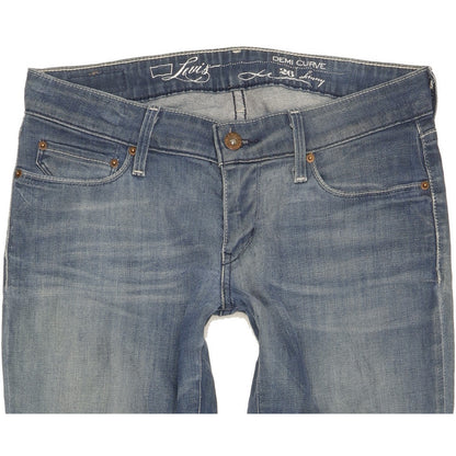 Levi's Demi Curve Women Blue Skinny Slim Stretch Jeans W26 L33