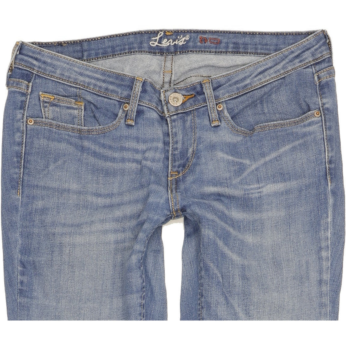 Levi's Women Blue Skinny Slim Stretch Jeans W27 L32